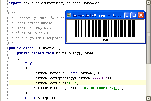 Barcode for Java 2.1 full